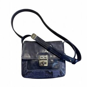 GIVEY FOR LIVE SHOW ONLY ❤️ COLE HAAN Navy Blue Crossbody Bag GUC